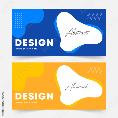 Yellow abstract poster. Flyer design. Modern banner, Email ad newsletter layouts. Vector illustration