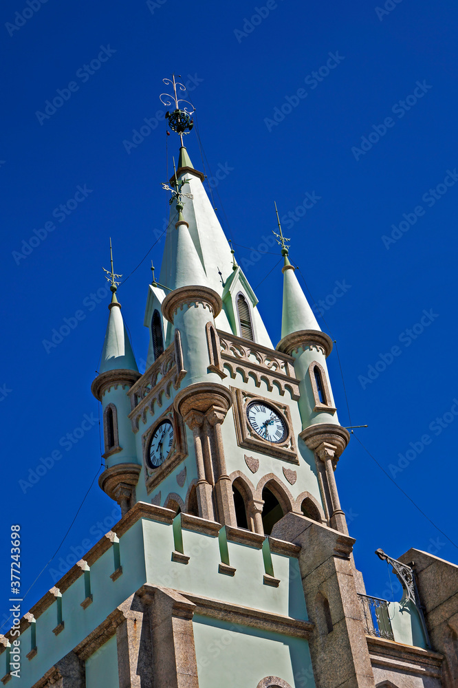 Castle tower, Fiscal Island, Rio de Janeiro, Brazil Castle tower, Fiscal Island, Rio de Janeiro, Brazil