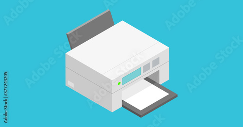アイキャッチに使えるプリンターのイラスト