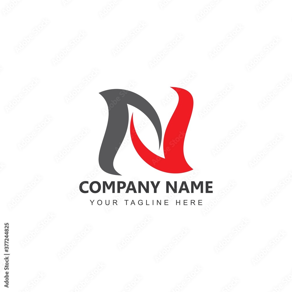N Letter Logo Vector Design