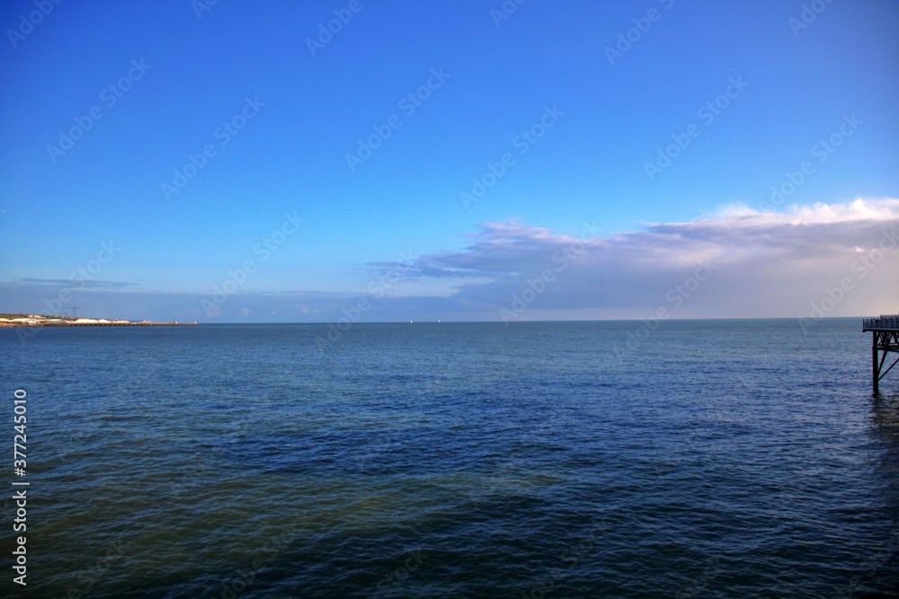 view of the sea from the sea