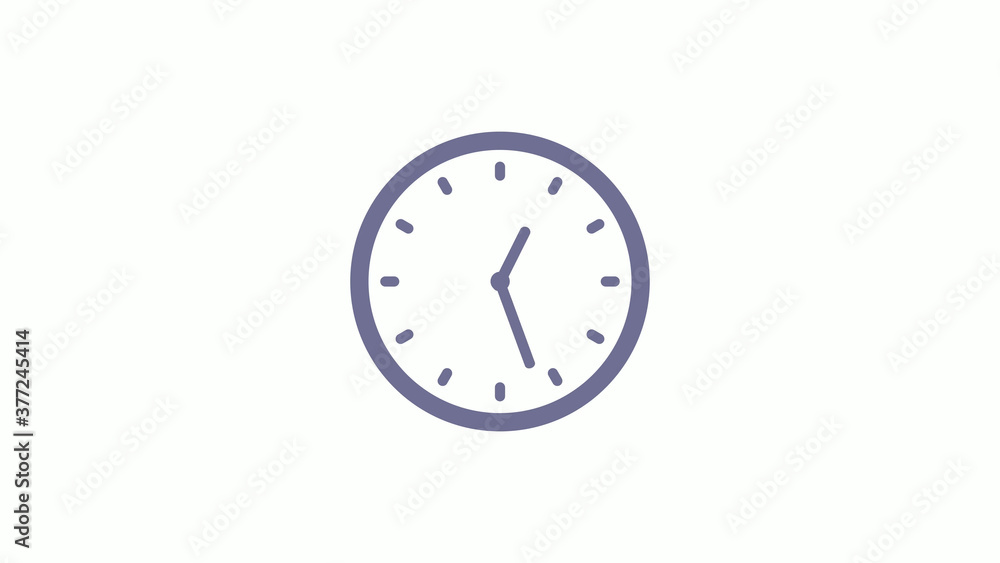 Amazing circle blue gray counting down clock icon on white background,clock icon Amazing circle blue gray counting down clock icon on white background,clock icon