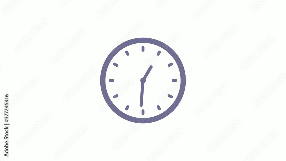 Amazing circle blue gray counting down clock icon on white background,clock icon Amazing circle blue gray counting down clock icon on white background,clock icon