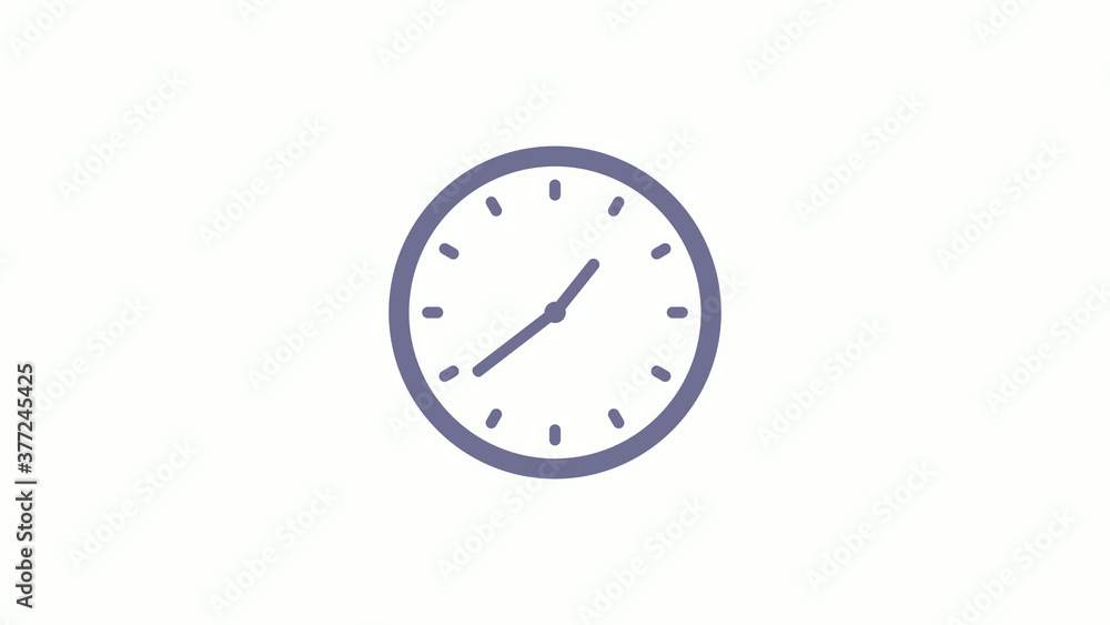 Amazing circle blue gray counting down clock icon on white background,clock icon Amazing circle blue gray counting down clock icon on white background,clock icon