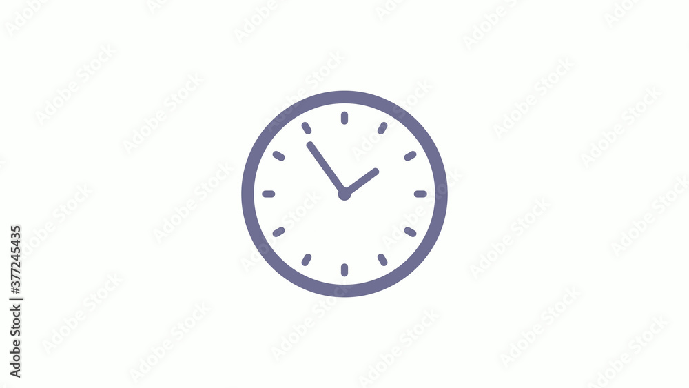 Amazing circle blue gray counting down clock icon on white background,clock icon Amazing circle blue gray counting down clock icon on white background,clock icon