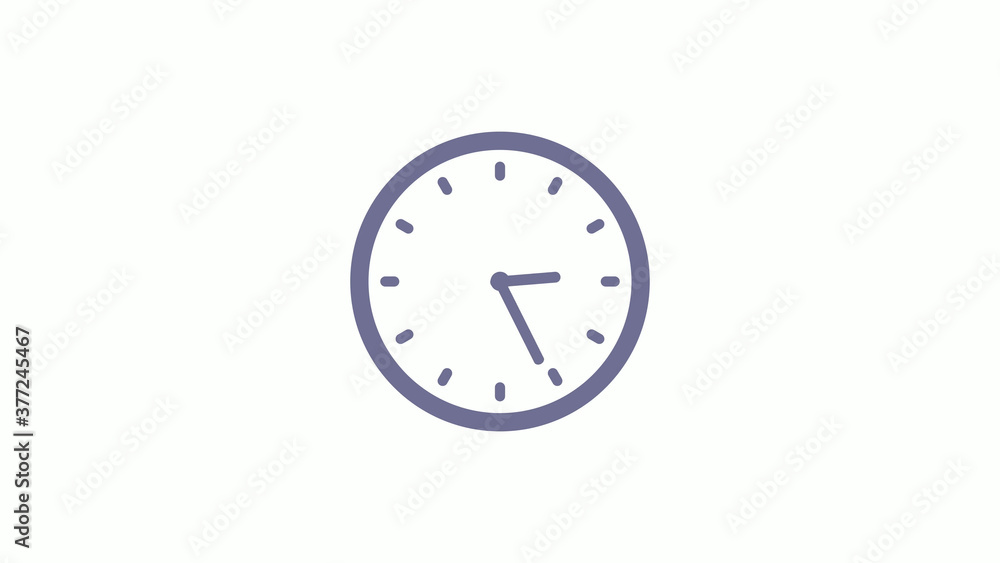 Amazing circle blue gray counting down clock icon on white background,clock icon Amazing circle blue gray counting down clock icon on white background,clock icon