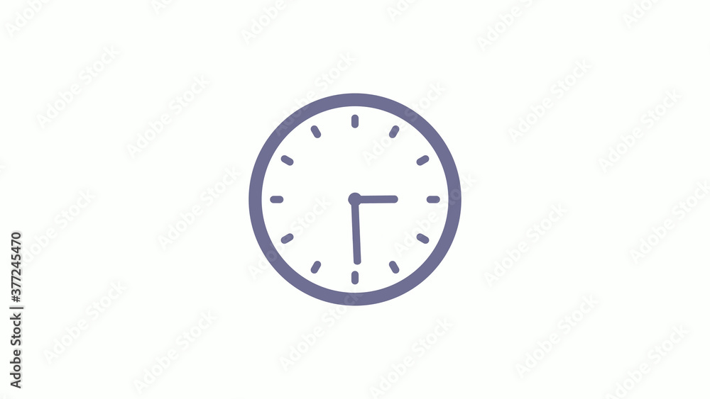 Amazing circle blue gray counting down clock icon on white background,clock icon Amazing circle blue gray counting down clock icon on white background,clock icon