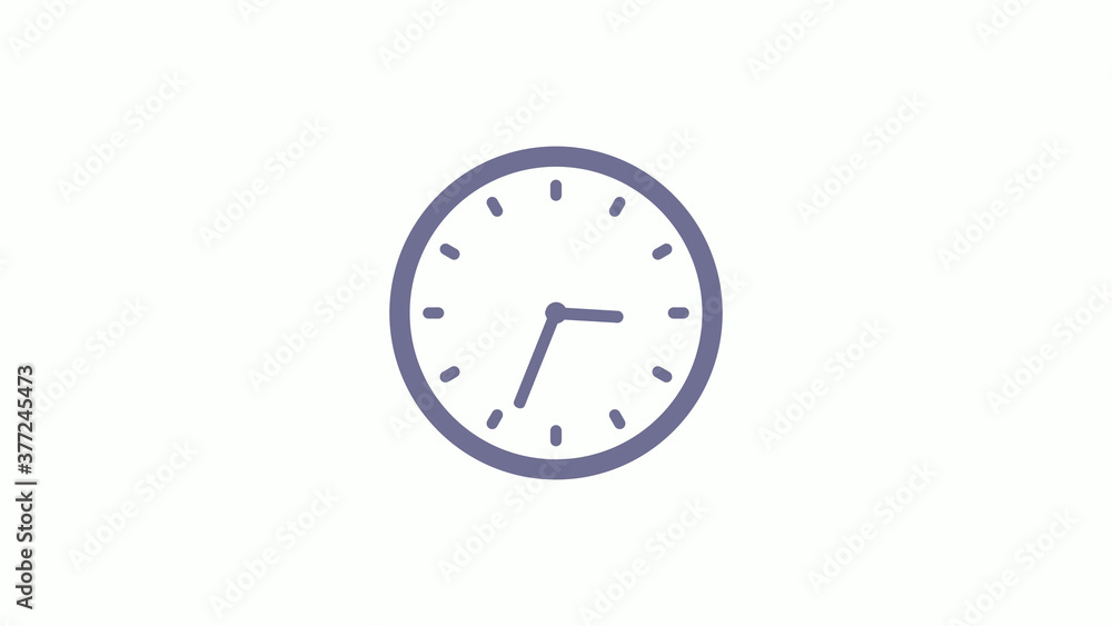 Amazing circle blue gray counting down clock icon on white background,clock icon Amazing circle blue gray counting down clock icon on white background,clock icon