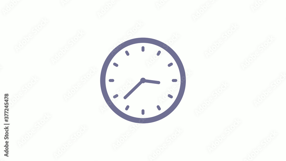 Amazing circle blue gray counting down clock icon on white background,clock icon Amazing circle blue gray counting down clock icon on white background,clock icon