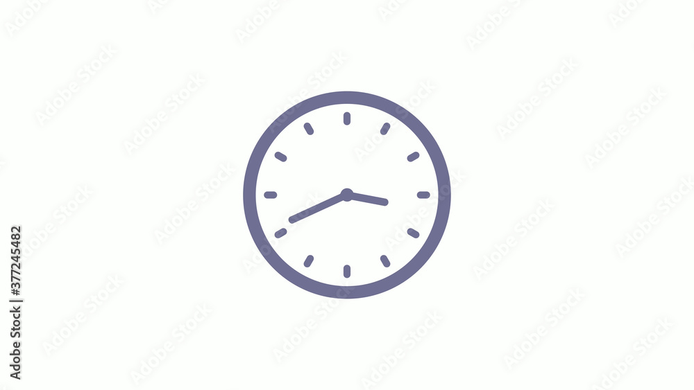 Amazing circle blue gray counting down clock icon on white background,clock icon Amazing circle blue gray counting down clock icon on white background,clock icon