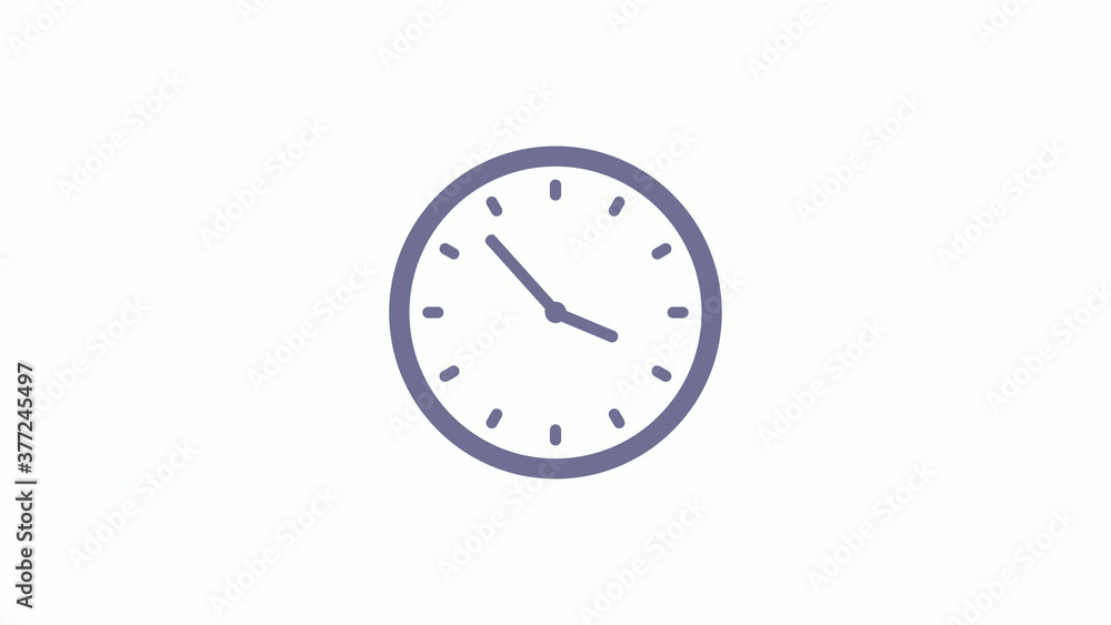 Amazing circle blue gray counting down clock icon on white background,clock icon Amazing circle blue gray counting down clock icon on white background,clock icon