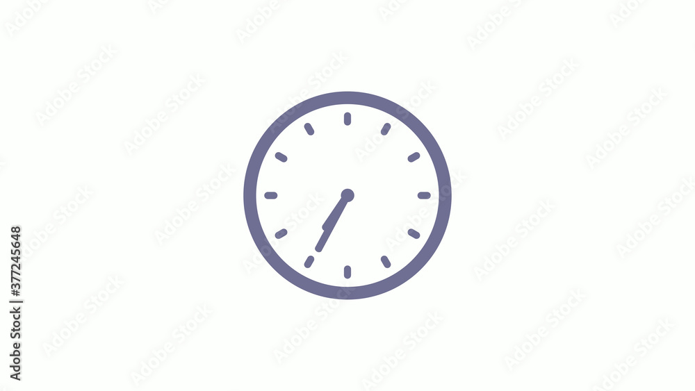 Amazing circle blue gray counting down clock icon on white background,clock icon Amazing circle blue gray counting down clock icon on white background,clock icon