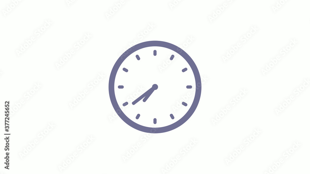 Amazing circle blue gray counting down clock icon on white background,clock icon Amazing circle blue gray counting down clock icon on white background,clock icon
