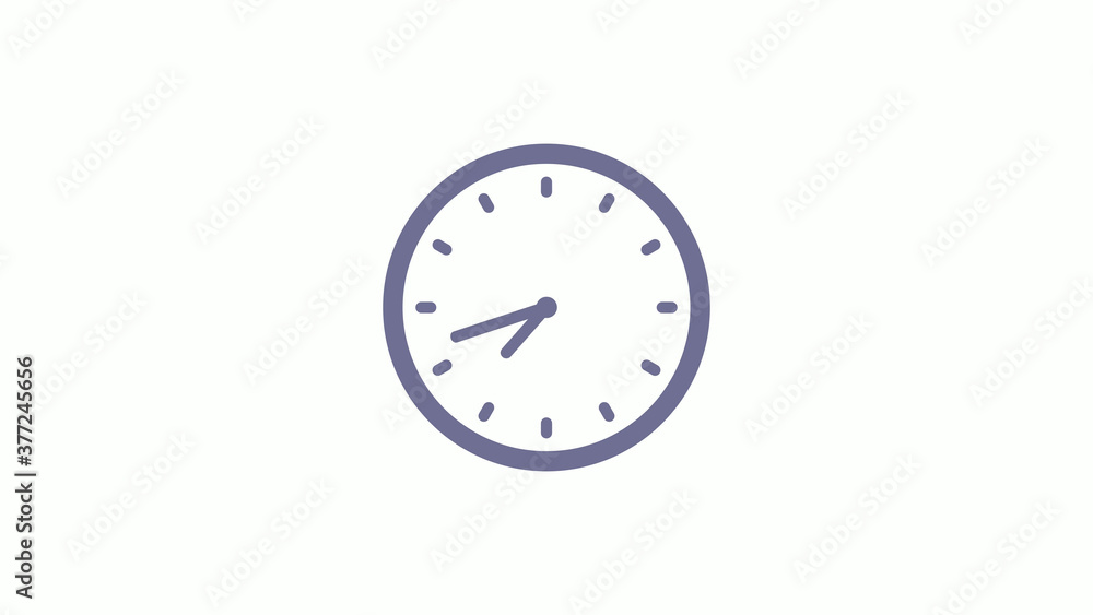 Amazing circle blue gray counting down clock icon on white background,clock icon Amazing circle blue gray counting down clock icon on white background,clock icon