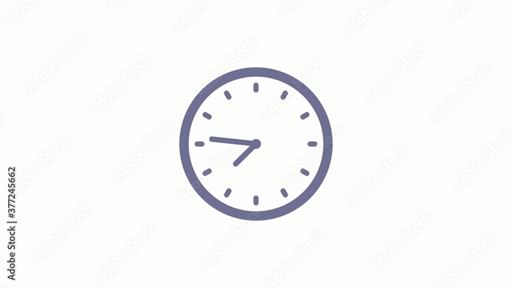 Amazing circle blue gray counting down clock icon on white background,clock icon Amazing circle blue gray counting down clock icon on white background,clock icon