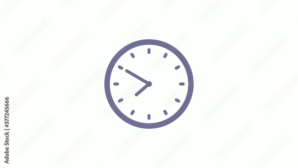 Amazing circle blue gray counting down clock icon on white background,clock icon Amazing circle blue gray counting down clock icon on white background,clock icon