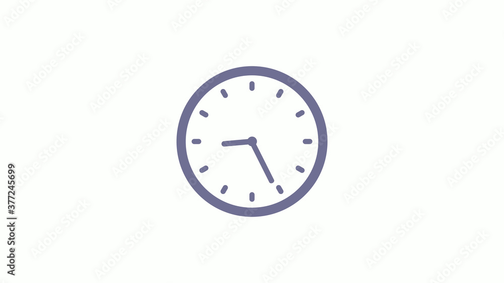 Amazing circle blue gray counting down clock icon on white background,clock icon Amazing circle blue gray counting down clock icon on white background,clock icon