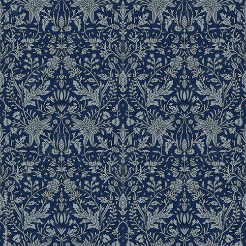 traditional Indian paisley pattern on  background