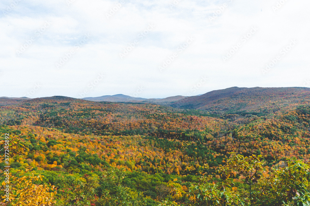 New England Mountains in the Fall