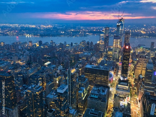 Cityscape at twilight in NY USA © Yuta