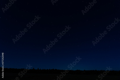 The Big Dipper in the night sky 