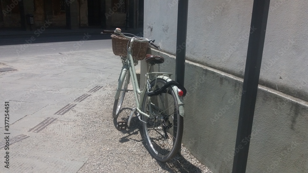 bike in the street
