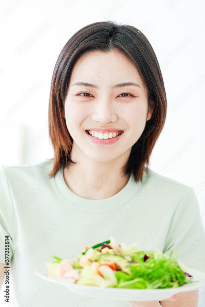 Healthy lifestyle of Asian women