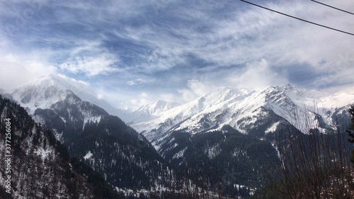 snow covered mountain