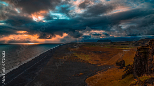 Iceland landscape nature black desert