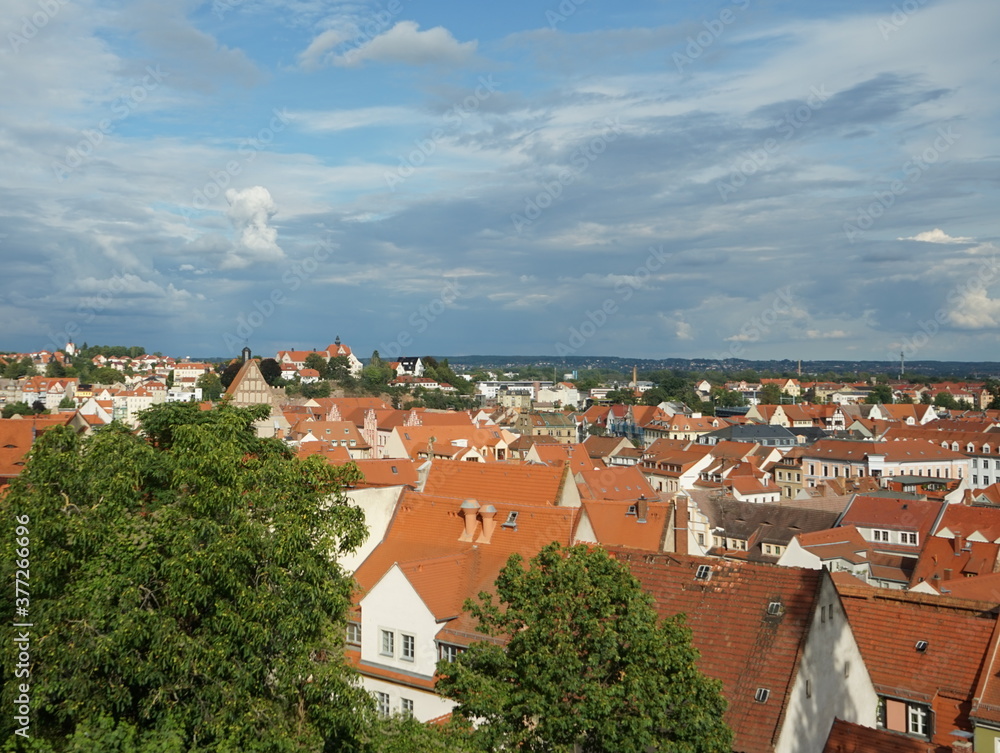 Blick über die Altstadt in Meissen