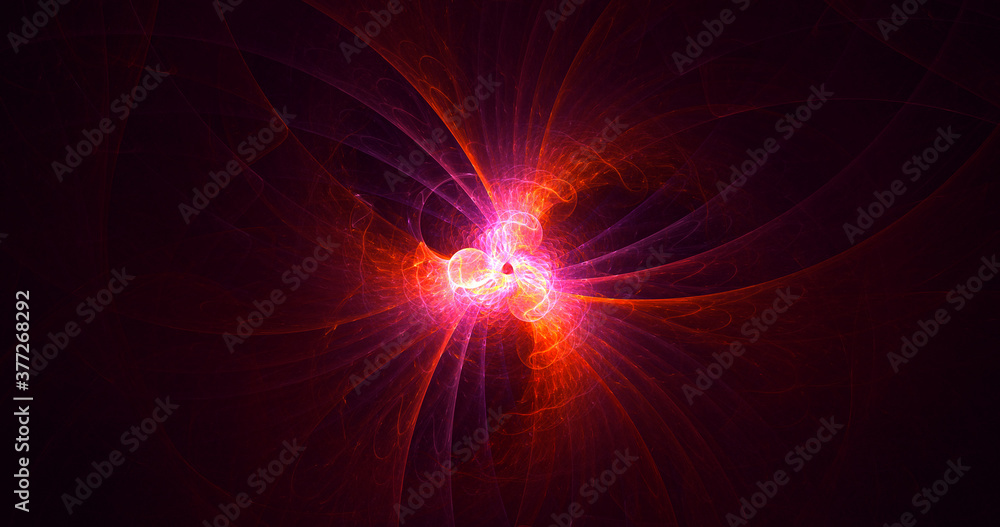 3D rendering abstract multicolor fractal light background 3D rendering abstract multicolor fractal light background