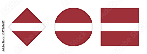 Free Download latvia flag icon set. isolated on white background
 - GFXLoad