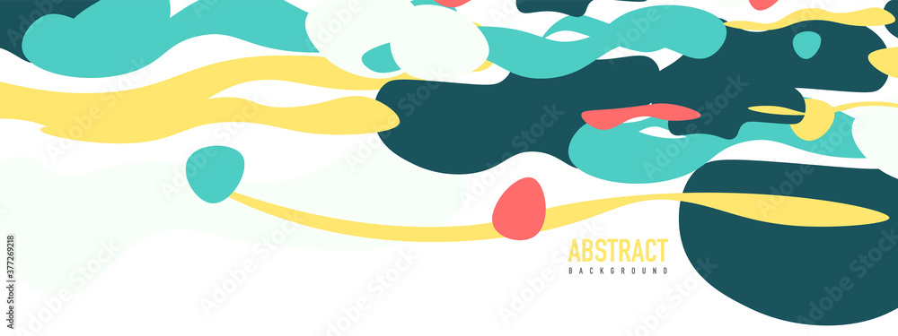 Trendy liquid style shapes abstract design, dynamic vector background for placards, brochures, posters, web landing pages, covers or banners Trendy liquid style shapes abstract design, dynamic vector background for placards, brochures, posters, web landing pages, covers or banners
