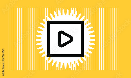 play button icon , vetcor symbol