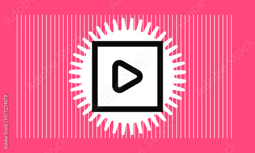 play button icon , vetcor symbol