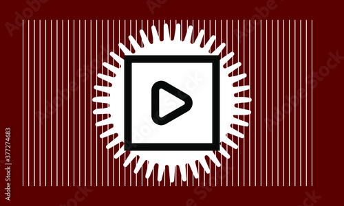 play button icon , vetcor symbol