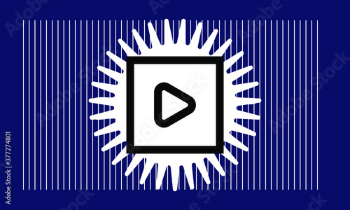 play button icon , vetcor symbol