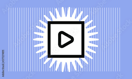 play button icon , vetcor symbol