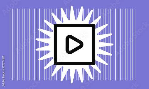 play button icon , vetcor symbol