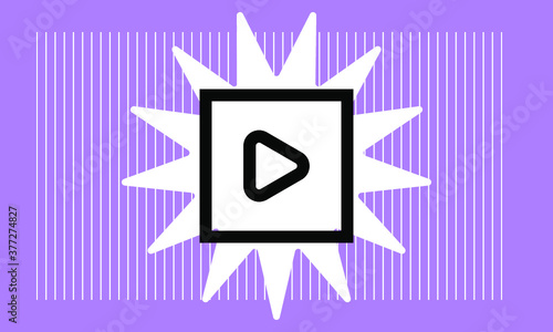 play button icon , vetcor symbol