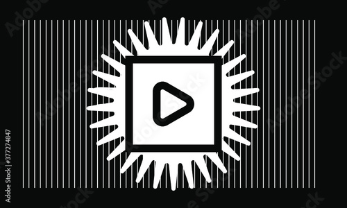 play button icon , vetcor symbol