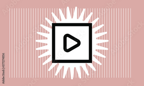 play button icon , vetcor symbol
