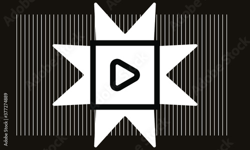 play button icon , vetcor symbol