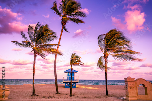 Hollywood beach, Hollywood, Florida, usa photo