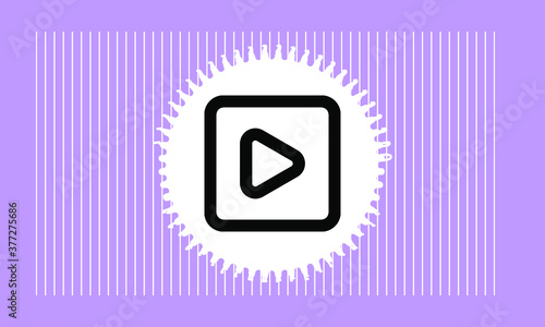 play button icon , vetcor symbol