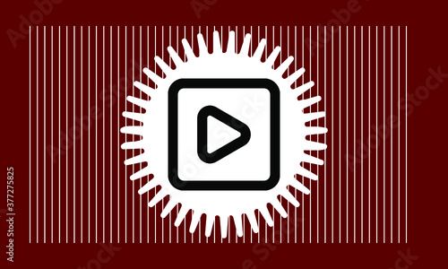 play button icon , vetcor symbol