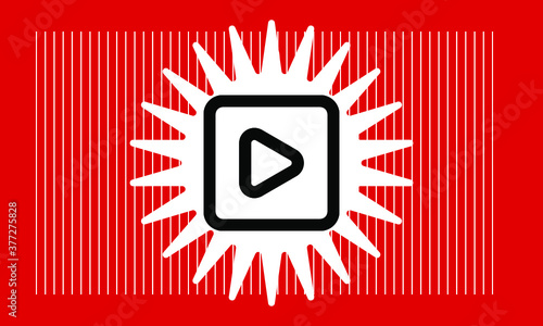 play button icon , vetcor symbol