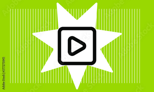 play button icon , vetcor symbol