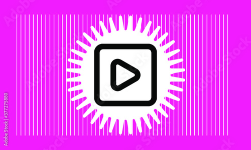 play button icon , vetcor symbol