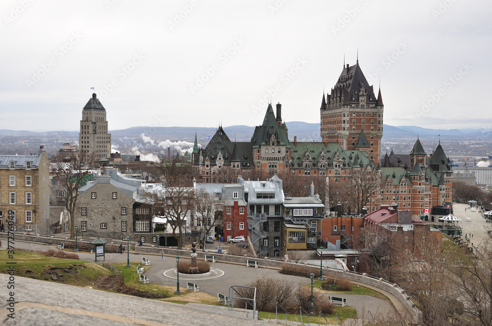 Obraz premium Canada old Quebec city view